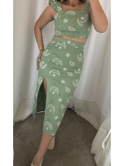 CONJUNTO ESTAMPADO ENCAJES