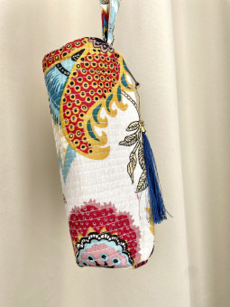 ESTUCHE DE TELA BLANCO