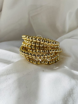 PACK PULSERAS DORADAS