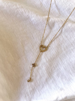 COLGANTE CORAZÓN BRILLOS...