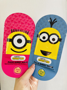 MASCARILLA FACIAL MINIONS