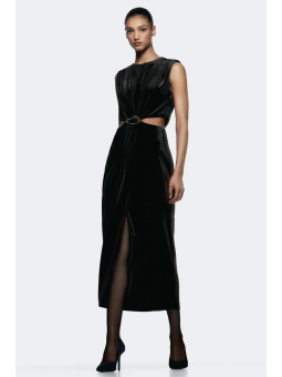 VESTIDO TERCIOPELO NEGRO