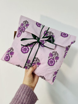 PIJAMA INDIO ESTAMPADO MORADO