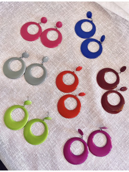 PENDIENTES FLAMENCA LISOS VERO