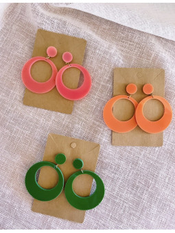 PENDIENTES FLAMENCA NIÑA PASTA