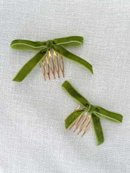 PEINILLA LAZO TERCIOPELO VERDE