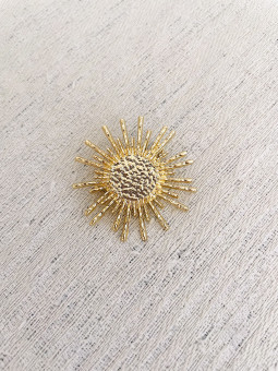 BROCHE DORADO SOL...