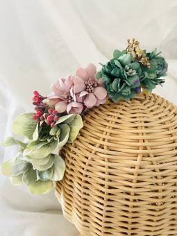 TOCADO FLAMENCA FLORES...