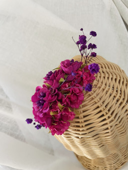 TOCADO FLAMENCA FLORES...