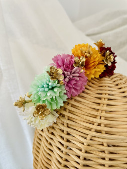 TOCADO FLAMENCA FLORES...