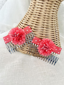 PEINILLA FLAMENCA FLOR CORAL