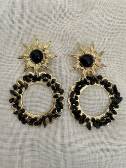 PENDIENTES FLAMENCA NEGRO...
