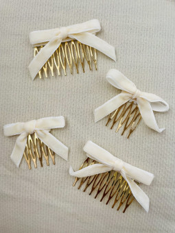 PEINILLA LAZO TERCIOPELO BEIGE