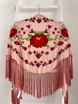 MANTONCILLO PEONÍA ROSA ADULTO