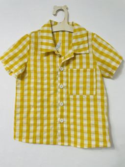 CAMISA BEBÉ VICHY AMARILLO