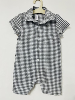 MONO BEBÉ VICHY GRIS