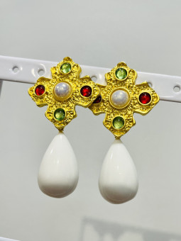 PENDIENTES FLAMENCA DORADOS...