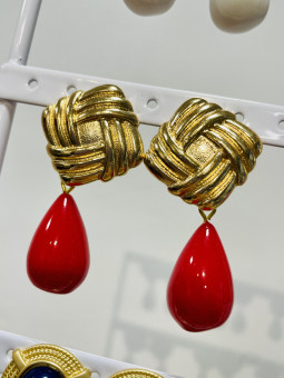 PENDIENTES FLAMENCA DORADOS...