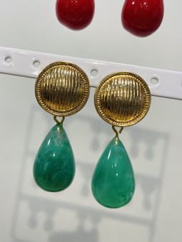 PENDIENTES FLAMENCA DORADOS...