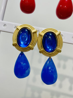 PENDIENTES FLAMENCA DORADOS...