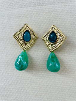 PENDIENTES FLAMENCA DORADOS...