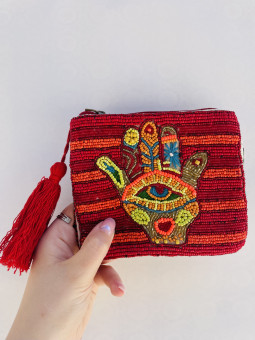 MONEDERO MANO FÁTIMA Y OJO...