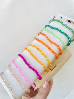 PULSERA CRISTAL CON ELÁSTICO