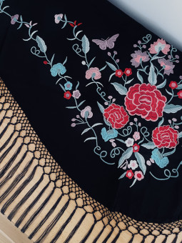 MANTONCILLO SEDA NEGRO...