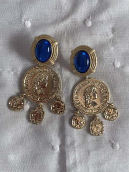 PENDIENTES FLAMENCA MONEDA...