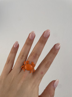 ANILLO DORADO CANGREJO