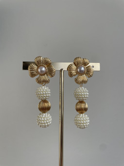 PENDIENTES FLAMENCA PERLAS...