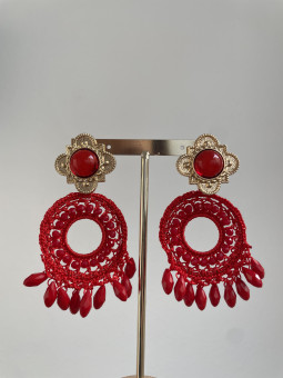 PENDIENTES FLAMENCA CROCHET...