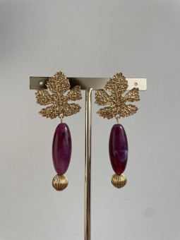 PENDIENTES FLAMENCA HOJA...