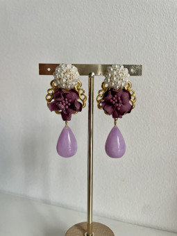 PENDIENTES FLAMENCA PERLA Y...