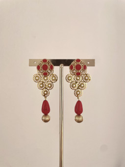 PENDIENTES FLAMENCA ROJOS