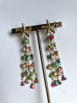 PENDIENTES ESTRELLA DE MAR...