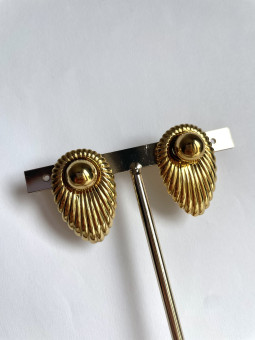 PENDIENTES DORADOS TEXTURA