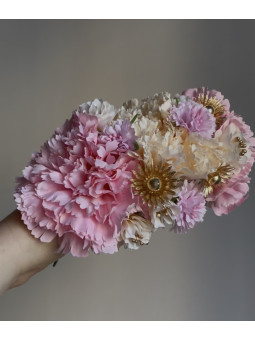 TOCADO FLAMENCA ROSA