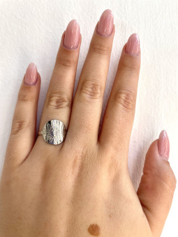 ANILLO SOL PLATEADO
