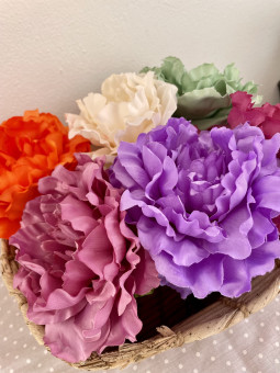 PEONÍA GRANDE FLOR FLAMENCA