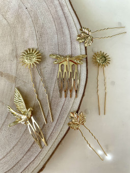 PEINILLAS FLAMENCA DORADAS