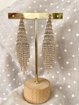 PENDIENTES BRILLO CASCADA